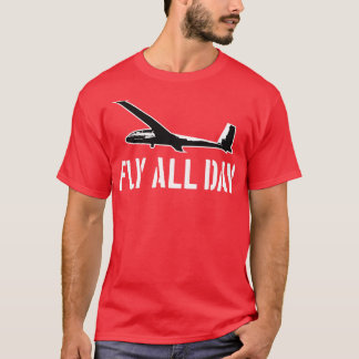 Camiseta Voo do Piloto Glider o dia todo