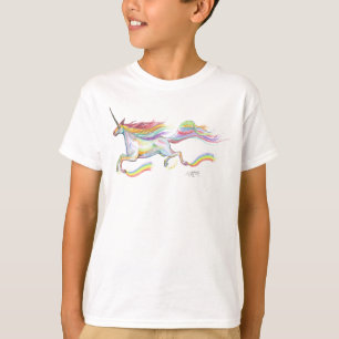 Camiseta Voo do pônei do cavalo de Pegasus do unicórnio d
