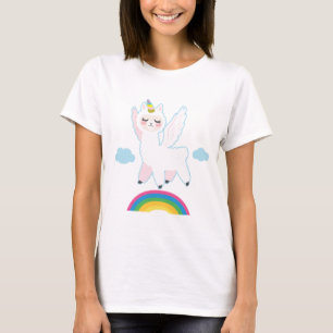 Camiseta Vôo do unicórnio do lama