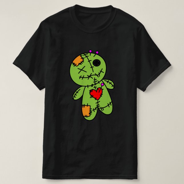 Camiseta Voo Doo Green Mens T-Shirt (Frente do Design)