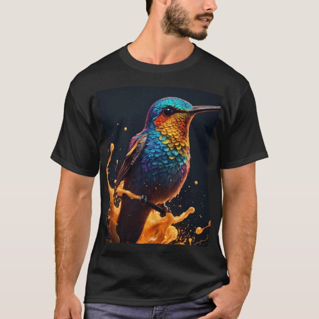 Camiseta Voo Graceful Hummingbird (Frente)