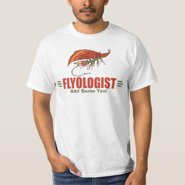 Camiseta Voo Humorístico, Pesca de Voo (Frente)