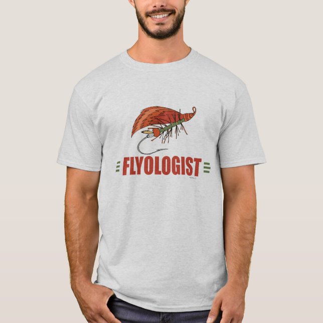 Camiseta Voo Humorístico, Pesca de Voo (Frente)