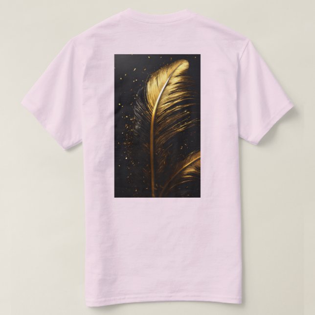 Camiseta Voo majestoso da águia: Camisa-T com Espírito Espi (Verso do Design)