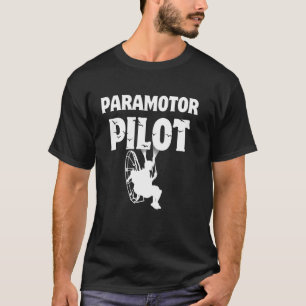 Camiseta Voo Parapente De Formação De Piloto Paramotor Com 