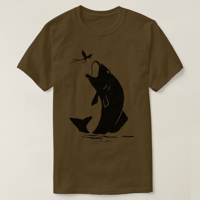 Camiseta Voo Pesca com mosca (Frente do Design)
