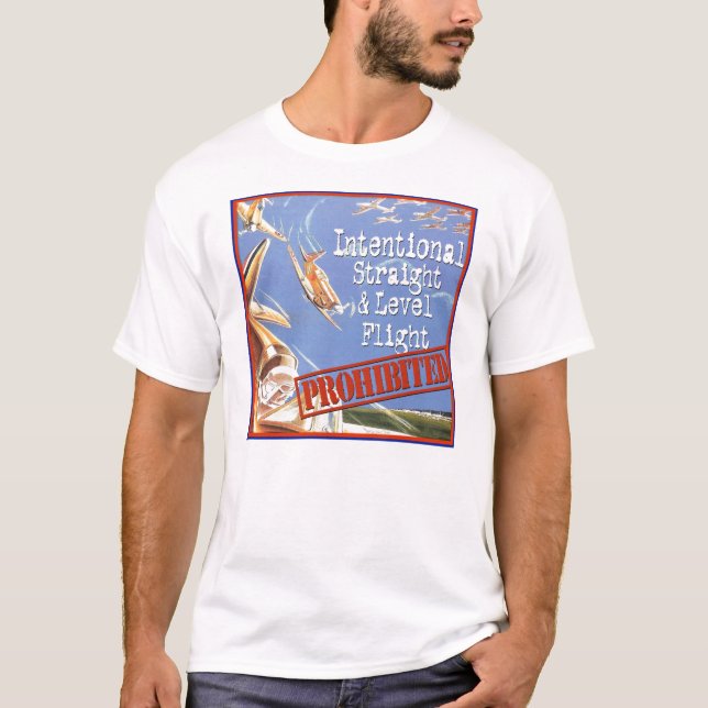 Camiseta Vôo reto & nivelado (Frente)