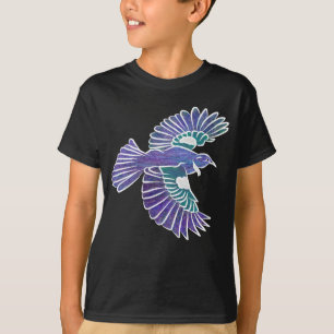 Camiseta Voo Tui Bird na Nova Zelândia