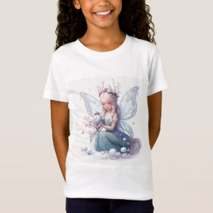 Camiseta Voo Whimsical: Fada no topo da asa da borboleta