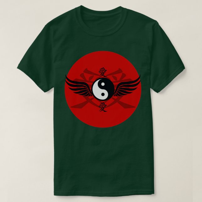 Camiseta Voo Yin Yang (Frente do Design)