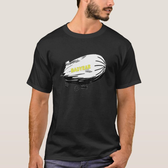 Camiseta Voo Zeppelin Badyear Blimp (Frente)