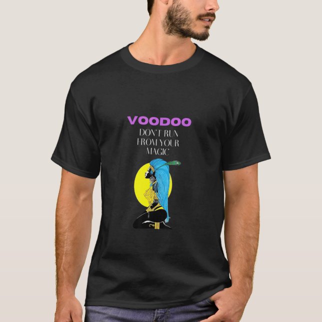 Camiseta Voodoo - Não executar a partir da sua magia_10 (Frente)
