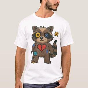 Camiseta Voodoo Raccoon — Travessuras Remendadas