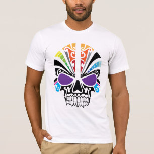 Camiseta Voodoo Rainbow Skull