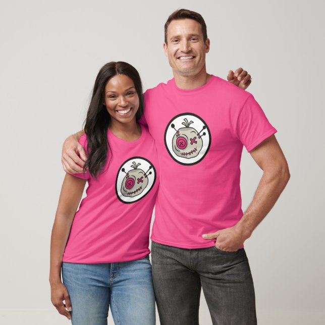 Camiseta Voodoo Token Basic Pink T Shirt Unisex (Unissex)