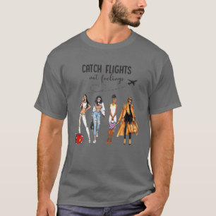 Camiseta Voos De Capa Não Sentem Sentimentos Mulheres Negr