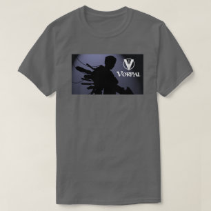 Camiseta Vorpal Comic Book TShirt: Silhueta Azul