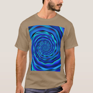 Camiseta Vórtex Fractal Multicolorido abstrato 6