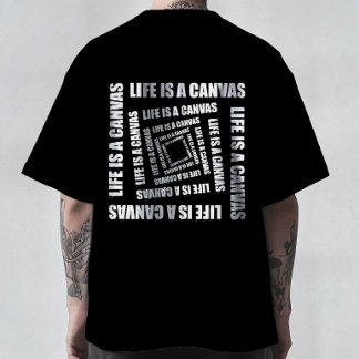 Camiseta Vortex of Creativity - Life is a Canvas Minimalist