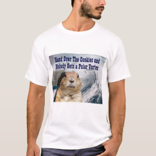 Camiseta Vortex polar do dia de Groundhog