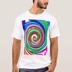 Camiseta Vórtice colorido