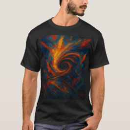 Camiseta Vórtice de Fogo e Silêncio