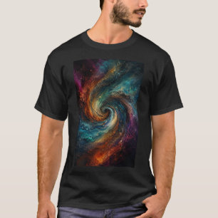 Camiseta Vórtice Infinito Fluxo Abstrato