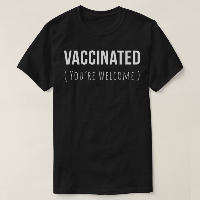 Camiseta Vossa Excelência Vacinada (Frente do Design)