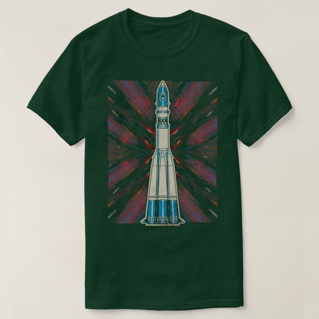 Camiseta Vostok Rocket (Frente do Design)