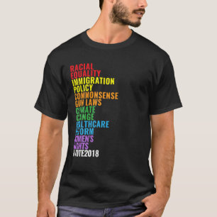 Camiseta Votação: 20/18 Eleições Democratas Progressivas S