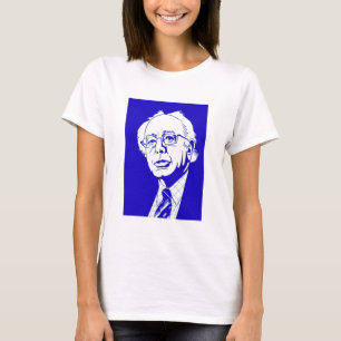 Camiseta votação azul bernie sanders
