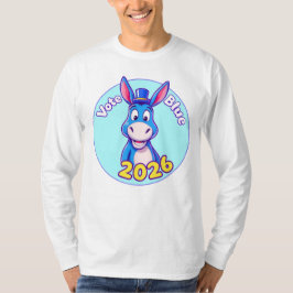 Camiseta votação azul em 2026