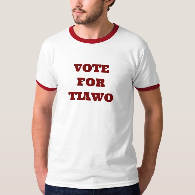 Camiseta Votação em TIAWO (Frente)