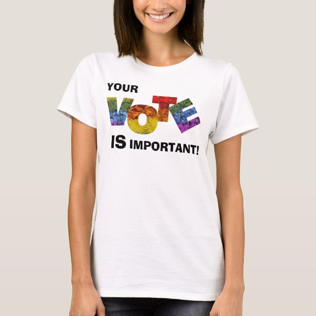 Camiseta VOTAÇÃO oral Colorida (Frente)