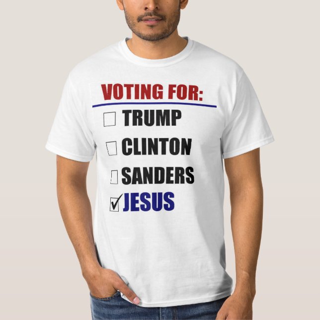 Camiseta Votação para 2016 - Jesus (Frente)