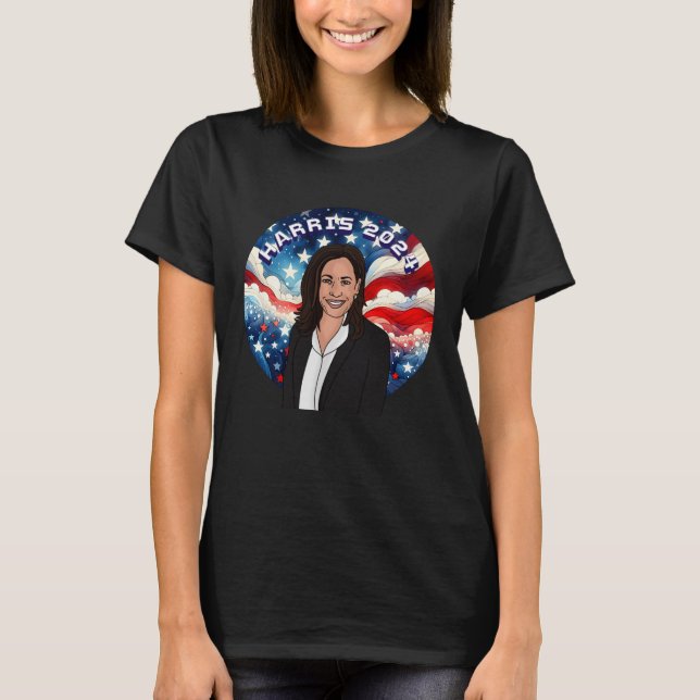 Camiseta Votação para Kamala Harris 2024 (Frente)