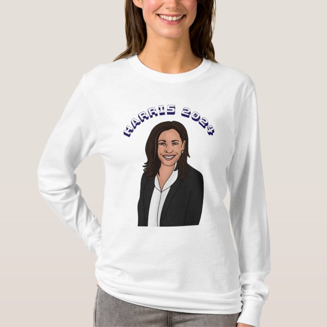 Camiseta Votação para Kamala Harris 2024 (Frente)