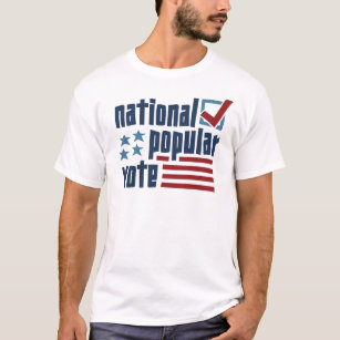 Camiseta Votação Popular Nacional - Estilo de Bandeira