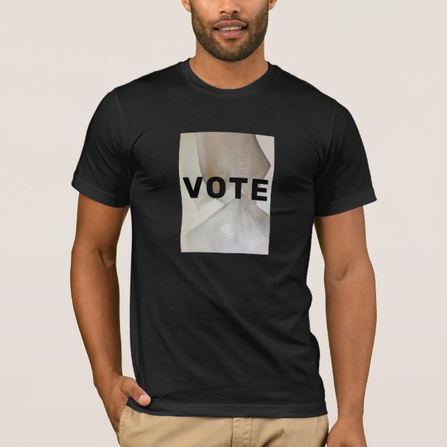 Camiseta VOTAÇÃO - preto (Frente)