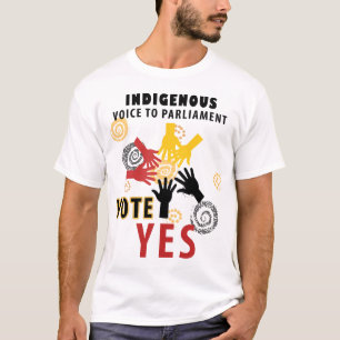 Camiseta Votação Sim Voz Indígenas ao Parlamento