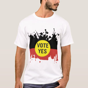 Camiseta Votação Sim Voz Indígenas ao Parlamento
