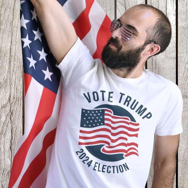 Camiseta Votação Trump 2024 (Criador carregado)