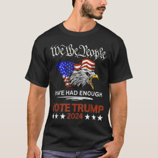 Camiseta VOTAÇÃO TRUMP 2024 O suficiente para nós, Pessoas