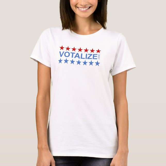 Camiseta Votalize o topo do tanque (Frente)