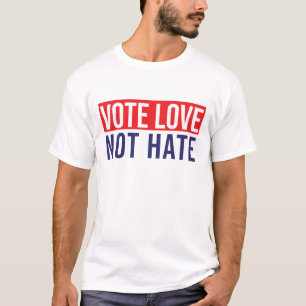 Camiseta Votar amor não odiar
