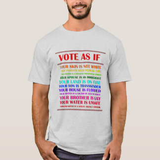 Camiseta Votar como se