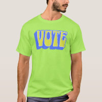 Votar Cor Azul Amarelo-Amarelo-Colorida