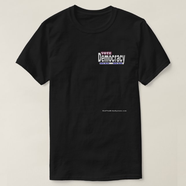Camiseta Votar Democracia (Frente do Design)