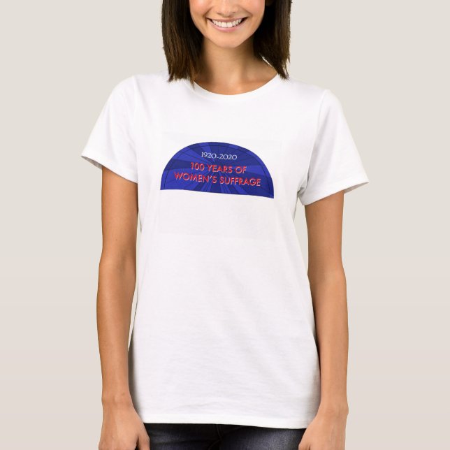 Camiseta Votar Mulheres no Centenário 2020 Tee (Frente)