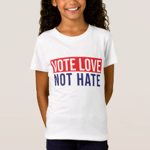 Camiseta Votar não odiar T-Shirt